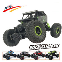 Rc Car 2.4 G 4CH 4WD Rock Crawlers 4 x 4 que conduce el coche doble de corriente continua en coche Bigfoot coche modelo teledirigido del coche de juguete vehículo todo terreno