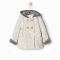 18M to 5 Years Baby Girl Autumn Winter Hooded Woolen Coat Kids Lamb thickened Grey double