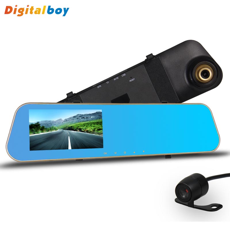 Full HD 1080p Car Camera Rearview Mirror Auto Car Dvrs Dual Lens Dash Cam Recorder Video Registrator Camcorder Rear Camera 720P Full HD 1080p Car Camera Rearview Mirror Auto Car Dvrs Dual Lens Dash Cam Recorder Video Registrator Camcorder Rear Camera 720P