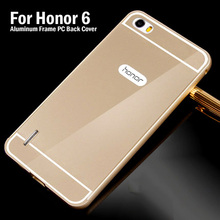NEW Huawei Honor 6 Case New Luxury slim Aluminum Frame PC Back Cover mobile phone Covers Protective Case For honor 6