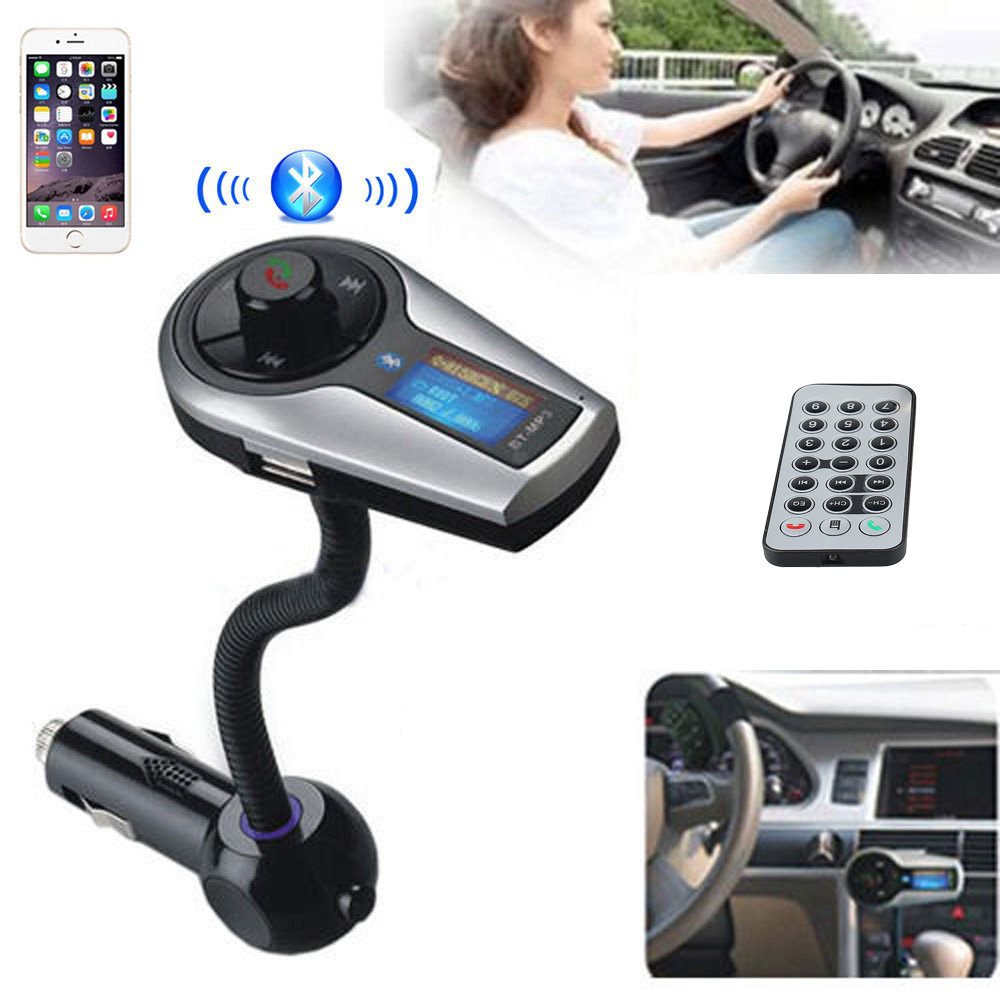 Bluetooth Handsfree wireless FM Transmitter Car Kit MP3 Music Player