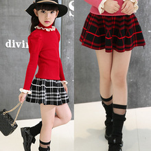 2016 children clothing new girl skirt miniskirt in Korean children baby all-match child baby skirt