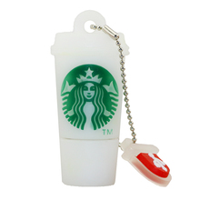 Pen Drive Starbucks Cup USB Flash Drive 4GB 8GB 16GB 32GB 64GB Cartoon Bottle coffee mug Usb Flash Memory Stick Disk On Key