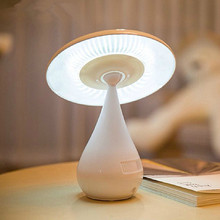 2016 New Arrive Elegant USB LED Anion Mushroom Vase 48 LED Lamp Intelligent light control Rotatable