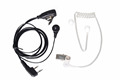 Throat Microphone Headset Mic Covert Air Acoustic Tube Earpiece 2 Pin for Baofeng walkie Talkie Portable
