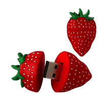 Cute Cartoon Strawberry USB Flash Drive Pen Drive 4GB 8GB 16GB 32GB 64GB Pendrive Flash U