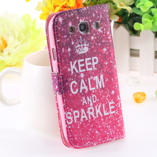 Owl Lovely Flip Leather Case for Samsung S3 SIII i9300 Wizard Bird Accessories Crown Cover Cute