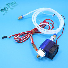 3D Printer E3D V5 J-head Hotend with Single Cooling Fan for 1.75mm/3.0mm Direct Filament Wade Extruder 0.2mm/0.3mm/0.4mm Nozzle