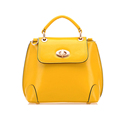 Solid Color Handbag 2016 New Fashion Bucket Bag Flap Twist Lock Bag Ladies Designer Luxury Shoulder