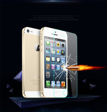 10000pcs/lot 5S glass 0.3mm 9H Anti-shatter Premium tempered glass screen protector for iphone 5 5G 5S 5C protective guard film