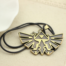 New Vintage Jewelry Anime Figures Pendane Necklace The Legend of Zelda Badge Logo Necklace Free Shipping