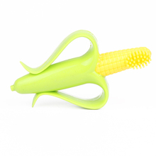 Highly Safety Environmental Friendly Baby Teether Teething Ring Corn Silicone Toothbrush Child Chews Baby Teeth Stick