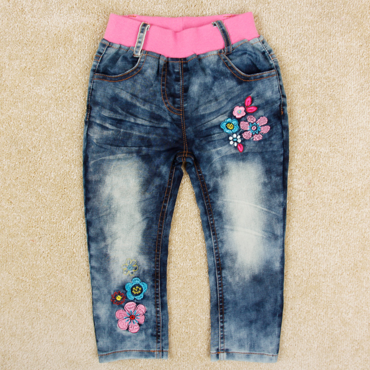 Nova new 2014 Baby & Kids jeans girls autumn lovely thousers for children girl casual pants G5130