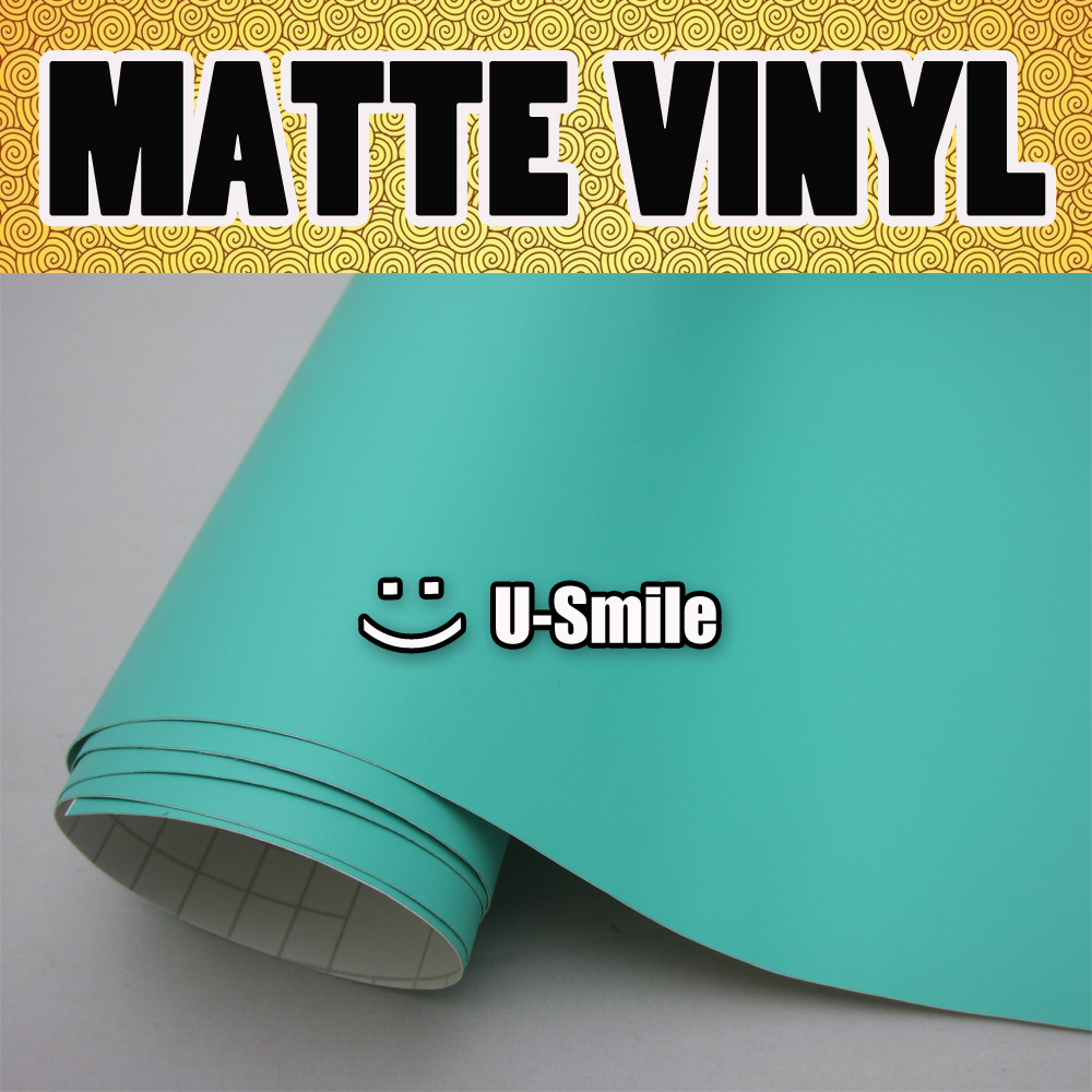 Matt Mint Vinyl Roll Matte Mint Green Vinyl Wrap Film For Car Body Wrap