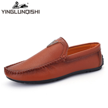 Mr Mir Handmade Leather Men Flats Fashion Business Men Loafers Casual Original Brand Leather Moccasins Zapatos Hombre