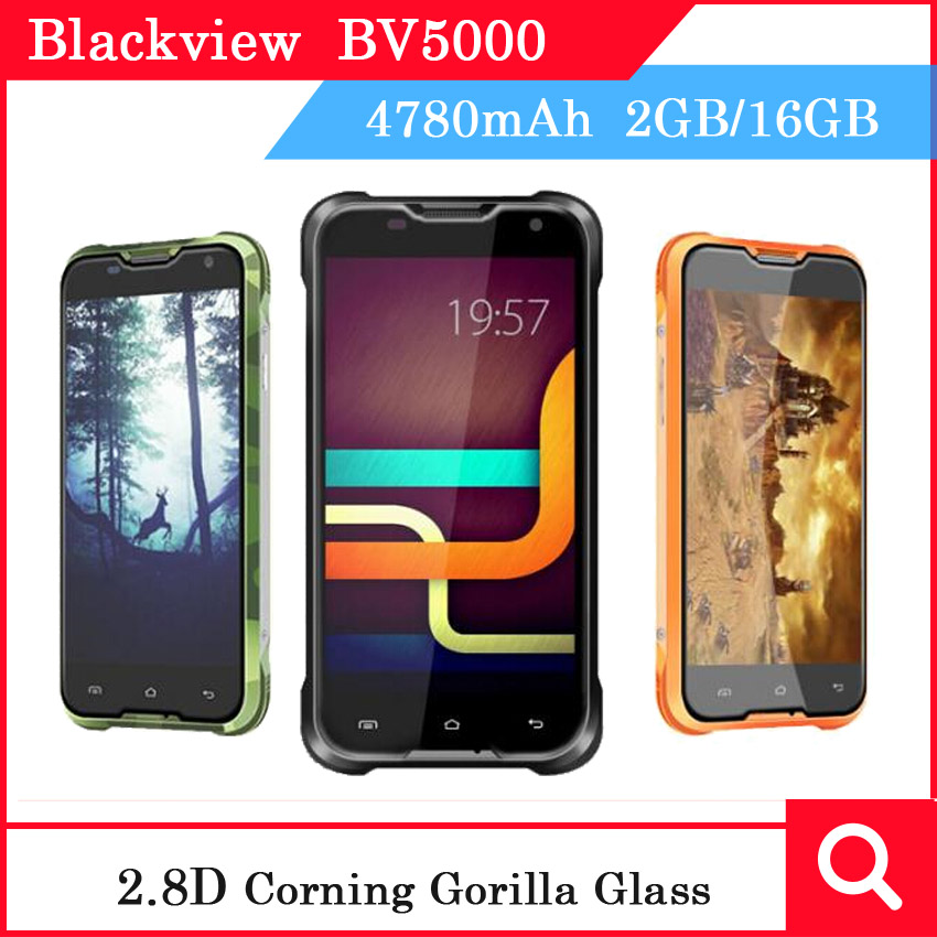 Blackview BV5000 4G LTE Waterproof Smartphone 5 0 Inch Android 5 1 MTK6735P 2GB 16GB 4780mAh