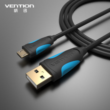 Cable USB mikro 2 0 cabel Sync Data charger Warna hitam ponsel cabel 1 m untuk