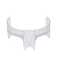 Tattoo accesories Microblading Reusable Makeup Brow Measure Eyebrow Guide Ruler Permanent Tools u61025