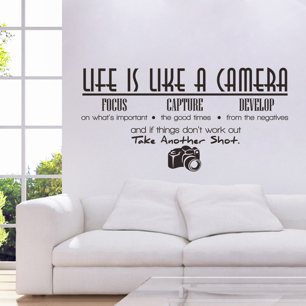 VINYL WALL STICKERS Interior Home Art Decor Quote Removable Decal Transfer UK