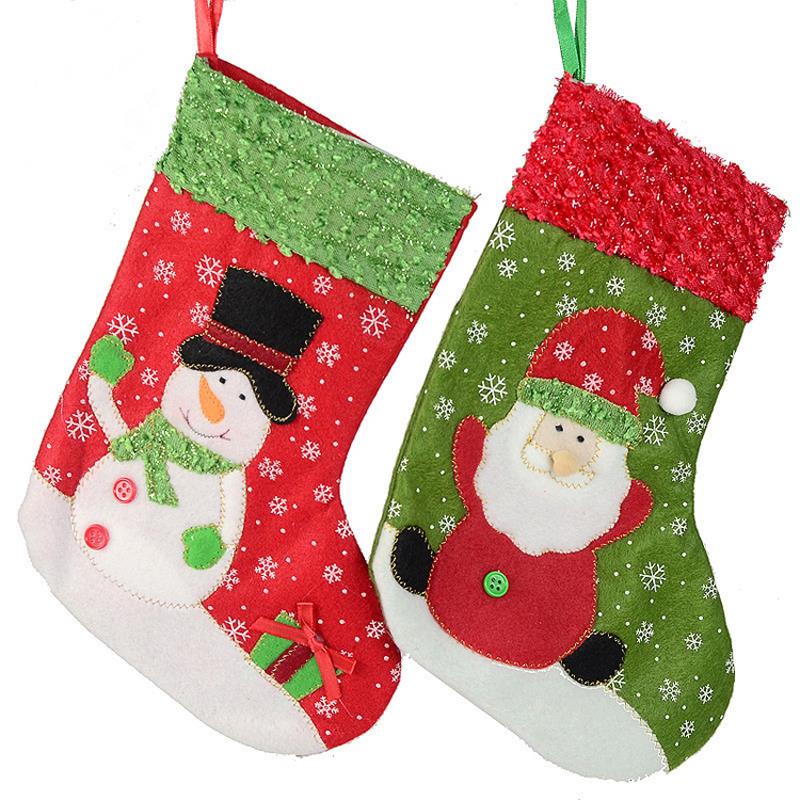 wholesal 26cm christmas tree decoration hanging socks wholesal 26cm christmas tree decoration hanging socks