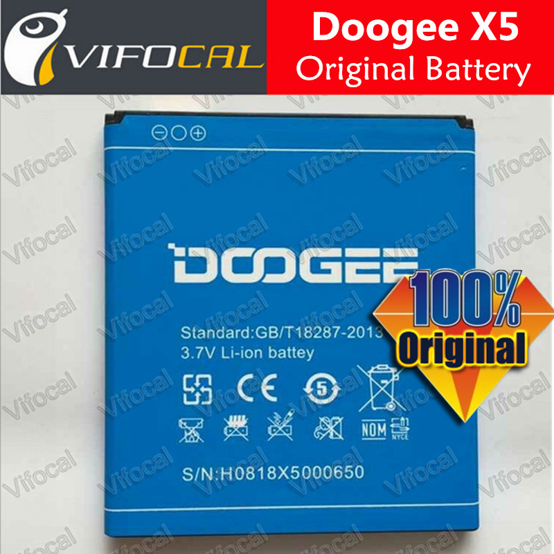 DOOGEE X5 Battery 2400mAh 100 Original New Replacement accessory accumulators For DOOGEE X5 Pro Cell Phone