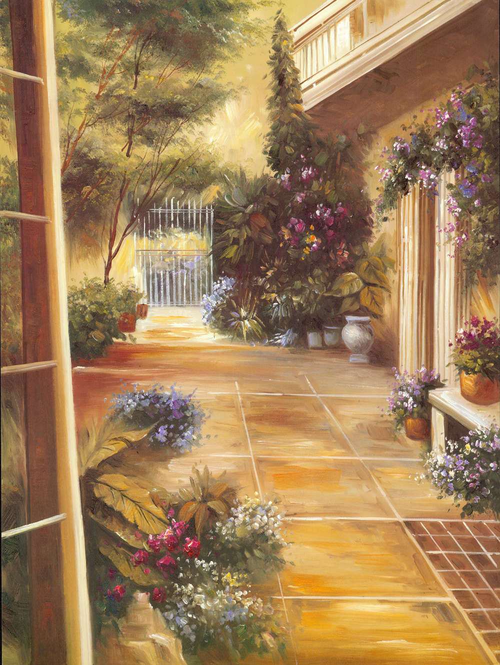 Ottieni online a basso prezzo our garden art canvas aliexpress ... Decorazione Romantico Giardino