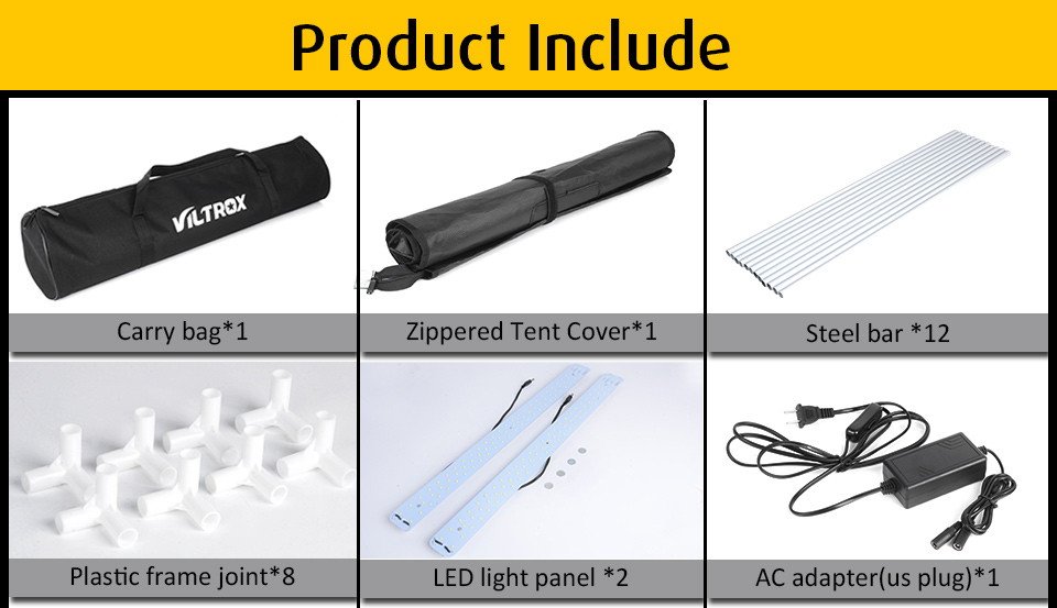 viltrox 60 60cm led fotograf studyosu softbox cekim isigi cadiri yumusak kutu tasinabilir canta ac adaptoru taki oyuncaklar soft box photo studio softboxlight tent aliexpress