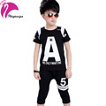 Kids Summer Boys Clothes Suits New 2016 Children s Short Sleeved T shirt Casual Cotton Pants