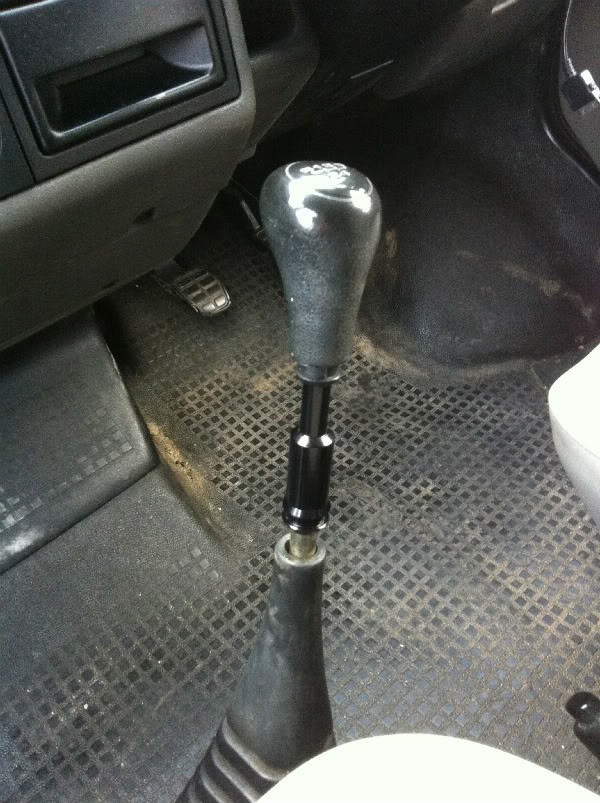 Aluminum Car Straight Gear Stick Extension For VW T4 Shift Knob
