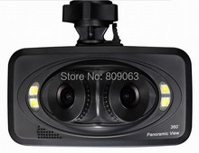 H6000 2 7 360 Degrees Panoramic View Car DVR Recorde with 720P HD Dual Lens Rear