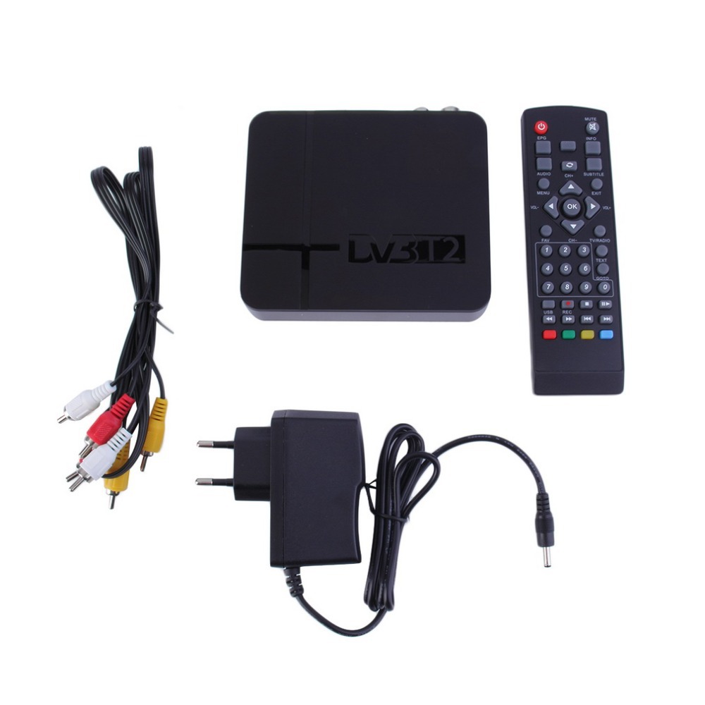 2016 Hot MIni HD DVB-T2 Digital Terrestrial Receiver Set- Box Compatible with DVB-T Wholesale