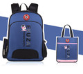 Hot Sales Fashion Flowers Korea Style Nylon Kid Backpacks Lovely Girl