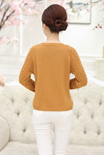 2015 fall and winter clothes fashion brand women s cashmere sweater free shipping elderly o