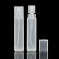 20 Pieces Lot 10ML Mini Portable Square Plastic Perfume Bottle With Sprayer Empty Cosmetic Parfume Case
