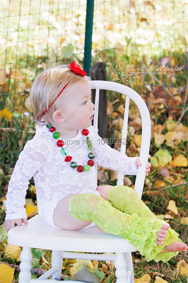lime green baby tights