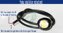 New Arrival DRL Eagle Eye 12V Daytime Running Light with Yellow Turn Signals LED Reverse Lamp