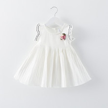 new 2016 summer sold girls tutu dress for baby princess clothes flower infants baby dress casual toddler girl party dreses