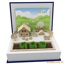 Desktop Factory direct mini toy happy farm DIY gift QQ farm grown potted plants Creative