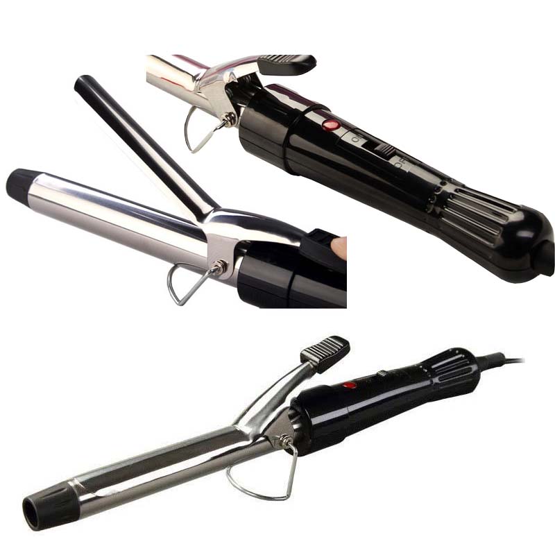 Professional Power Electric Curling Hair Curling Tongs Iron Hair Curling Iron Wand Machine Clamp