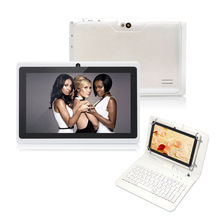 Flash Q8 7″ 16GB A33 Quad Core Tablet PC 1.5GHz Google Android 4.4 Dual Cam WiFi Bluetooth w/Keyboard +Bag