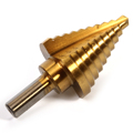 1 4 3 8 SPIRAL HEX SHANK HSS TITANIUM STEP DRILL BIT Swirl UNIVERSAL Wood Metal