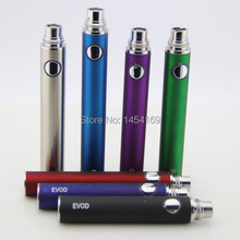 EVOD Rechargeable650mah 900mah 1100mah E cigarette Battery EVOD Battery ego t for electronic cigarette