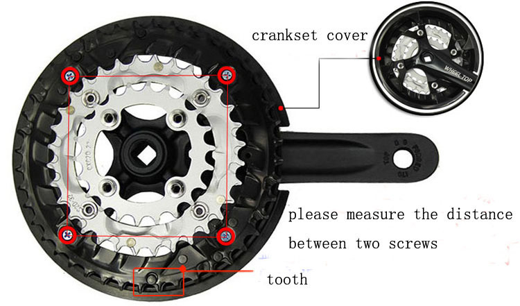 Universal Bicycle Sprocket Crank Protection Cover Support Chain Wheel Guard Ring 