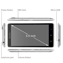 New Original Lenovo K910 Vibe Z 3G 16GBROM 2GBRAM 5 5 Smartphone Android 4 2 Snapdragon