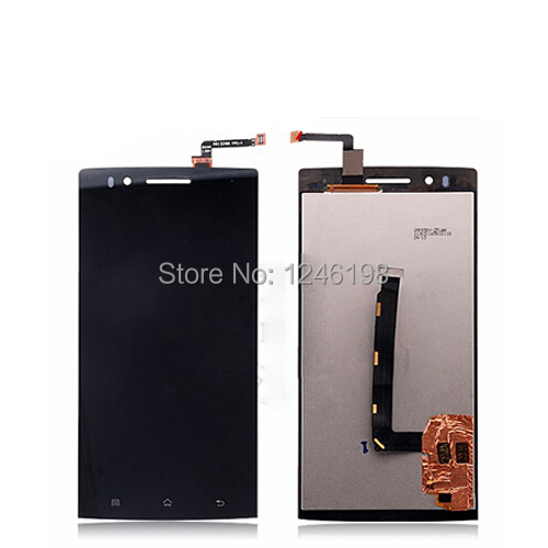100% Original Replace with New Front Glass LCD Display + Digitizer Touch Screen LCD Assembly For OPPO X909 Find 5 Free shipping