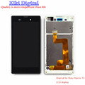 100 Original quality LCD For Sony Xperia T3 M50W LCD Display Touch Screen with frame Assembly