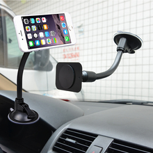 Long Gooseneck Magnetic Universal Car Mobile Phone Holder Stand Mount for iphone 6s lenovo Gps Smartphone