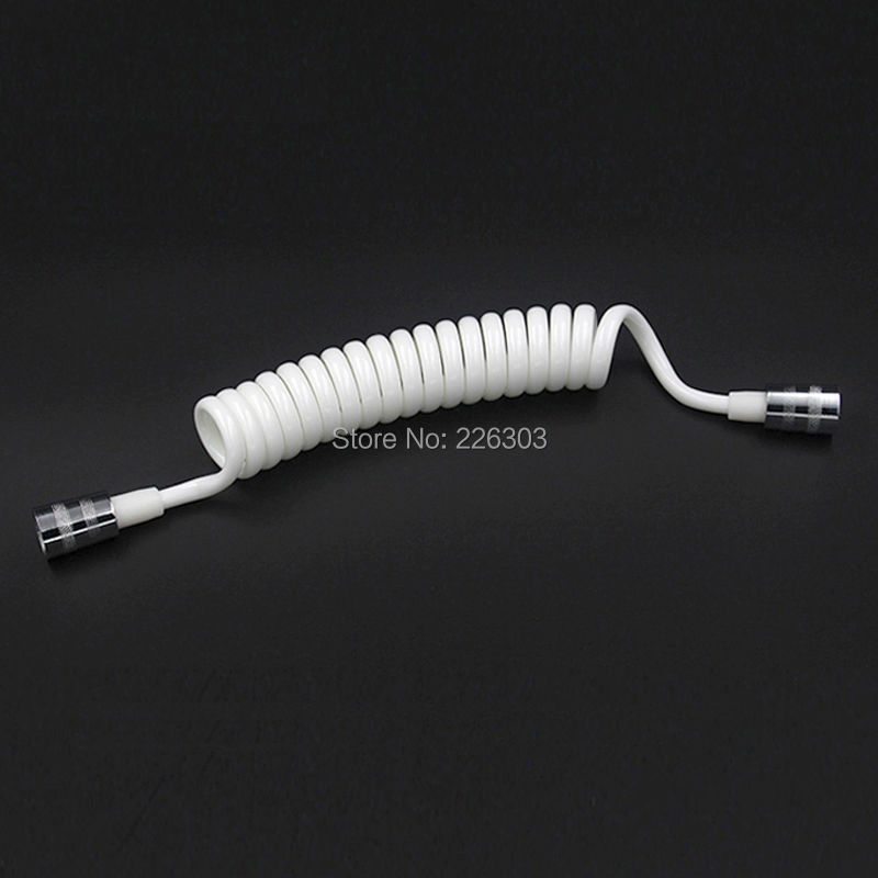 1.5M Strong Flexible Shower Hose ABS Spring Telephone line Design hot cold Water Plumbing Hose Toilet Bidet Shattaf Sprayer Gun 1.5M Strong Flexible Shower Hose ABS Spring Telephone line Design hot cold Water Plumbing Hose Toilet Bidet Shattaf Sprayer Gun