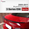 M Performance style E90 carbon fiber trunk spoiler car wing for BMW 3 series E90 2005