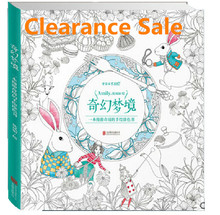 Enchanted Forest An Inky Quest & Coloring Book For Children Adult Relieve Stress Kill Time Graffiti Painting Drawing Book